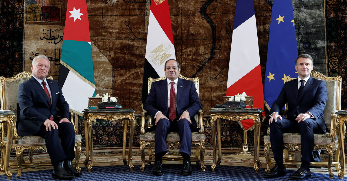 Egypt, France, Jordan call for end to Gaza offensive in Cairo summit ...