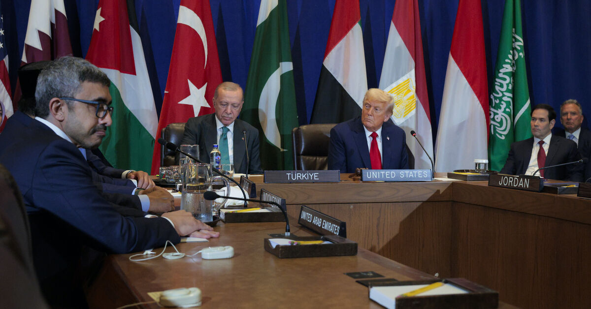 Trump presents Gaza plan to Arab, Muslim leaders at UNGA