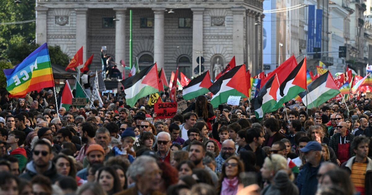 Proteste und Streiks in ganz Italien für die Gaza-Flottille