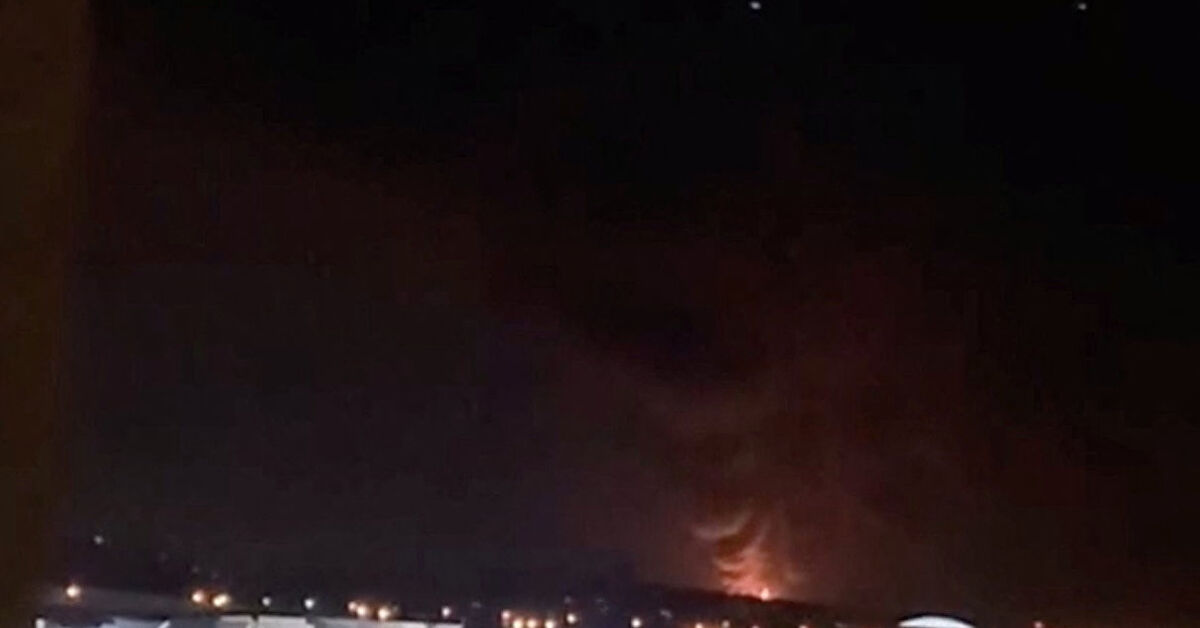 Drone attack hits fuel tank at Kuwait International Airport causing fire