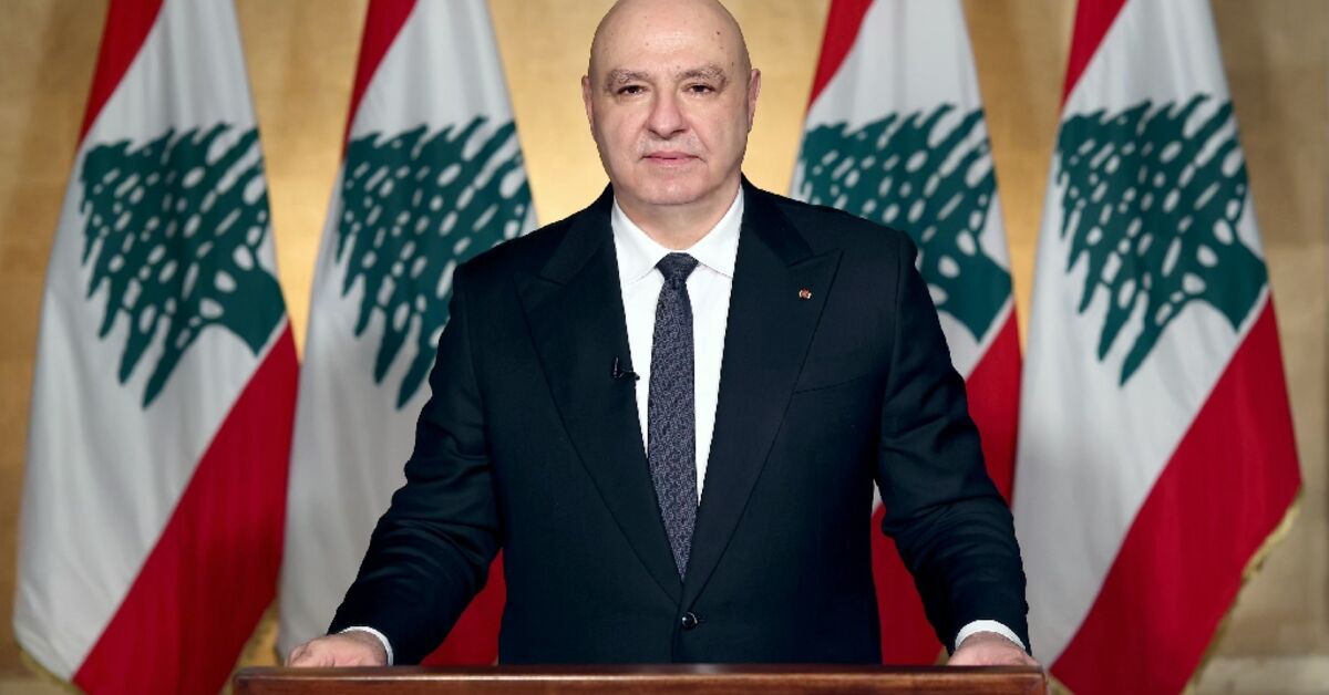 Lebanon president says aiming to end hostilities with Israel talks