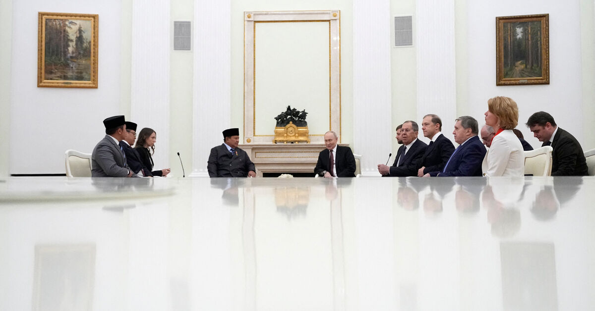 Indonesia President Prabowo to visit Russia, meet Putin, minister says
