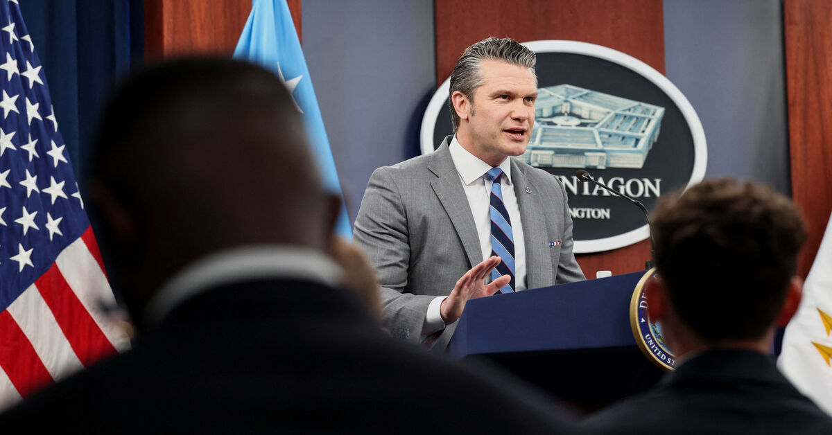 Pentagon chief Hegseth says US blockade on Iran 'going global'