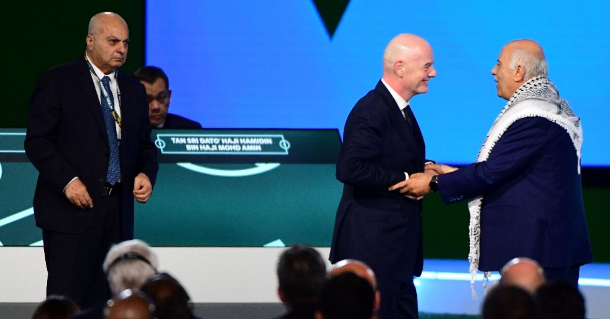 Palestinian football chief slams Israeli official at FIFA meeting