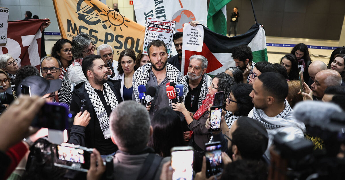 Brazilian flotilla activist returns home, alleges torture during Israel detention