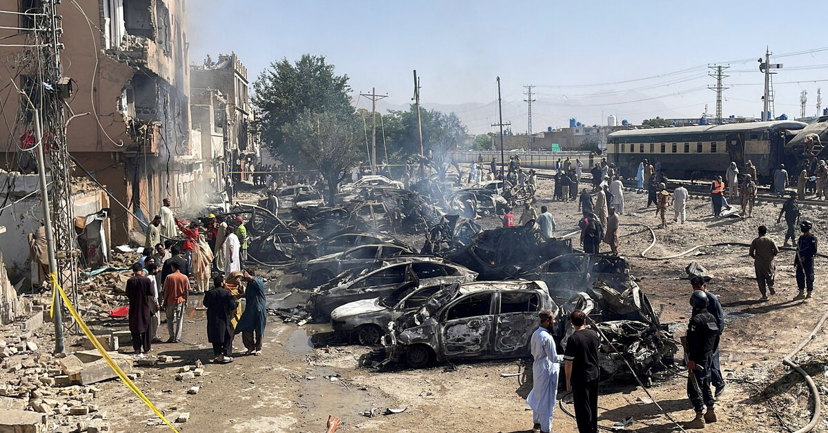At least 24 killed in Pakistan train blast claimed by separatist militants
