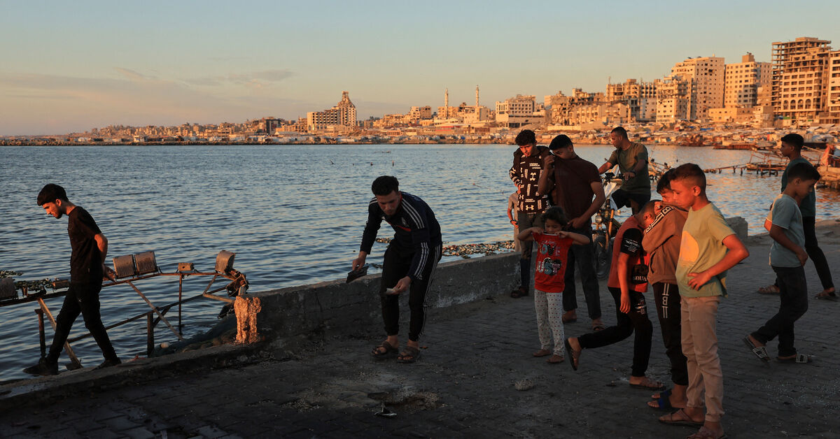 Israeli Airstrike Hits Gaza Seaport Cafe, Killing at Least Two and Wounding 12
