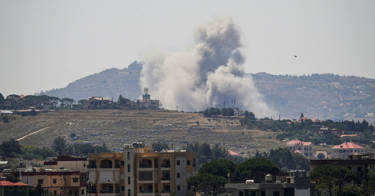 Hezbollah Fires Sustained Rocket Barrage at Israel; Israeli Strike Hits Beirut Suburb Command Node