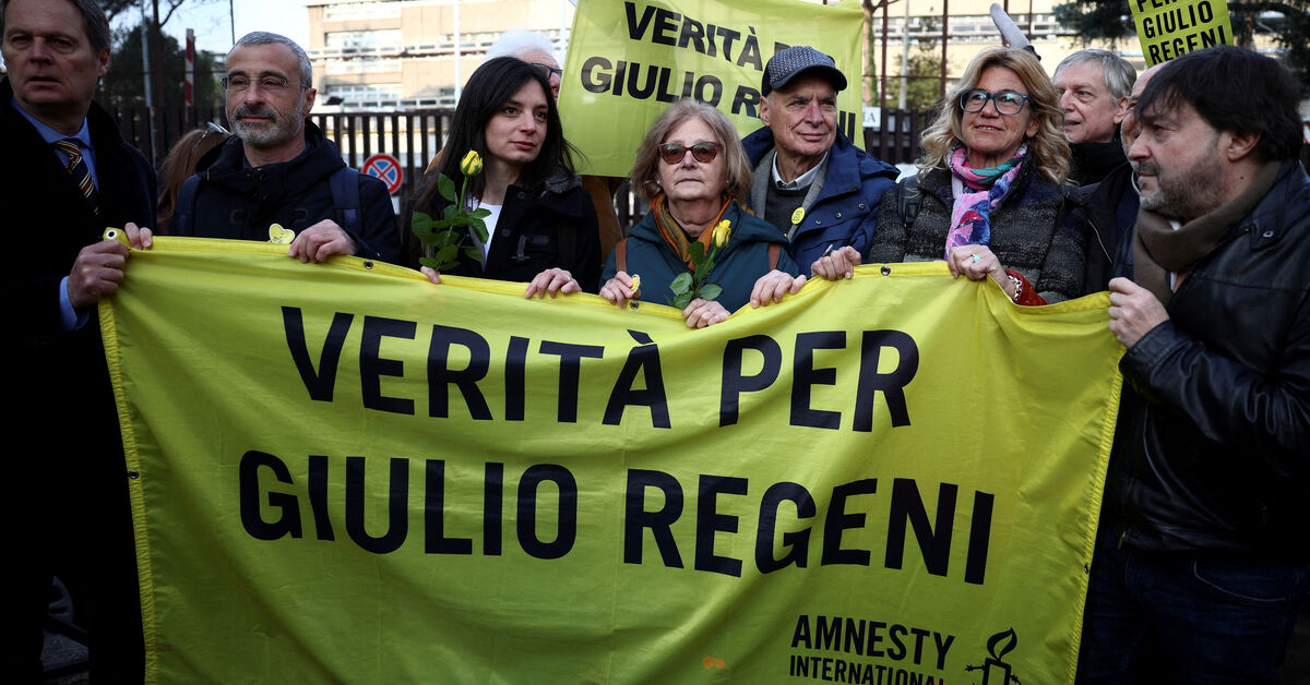 Italian prosecutors demand long jail terms for Egyptians over murder of Italian student