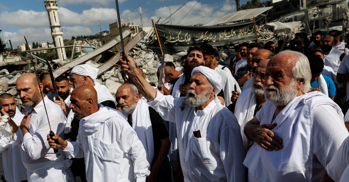 Shi'ite Muslims mark their holiest day in war-battered Lebanon