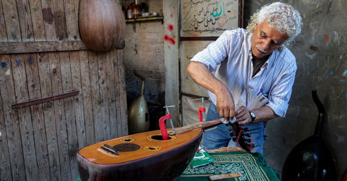 From rubble to music: Gaza's Oud repairman