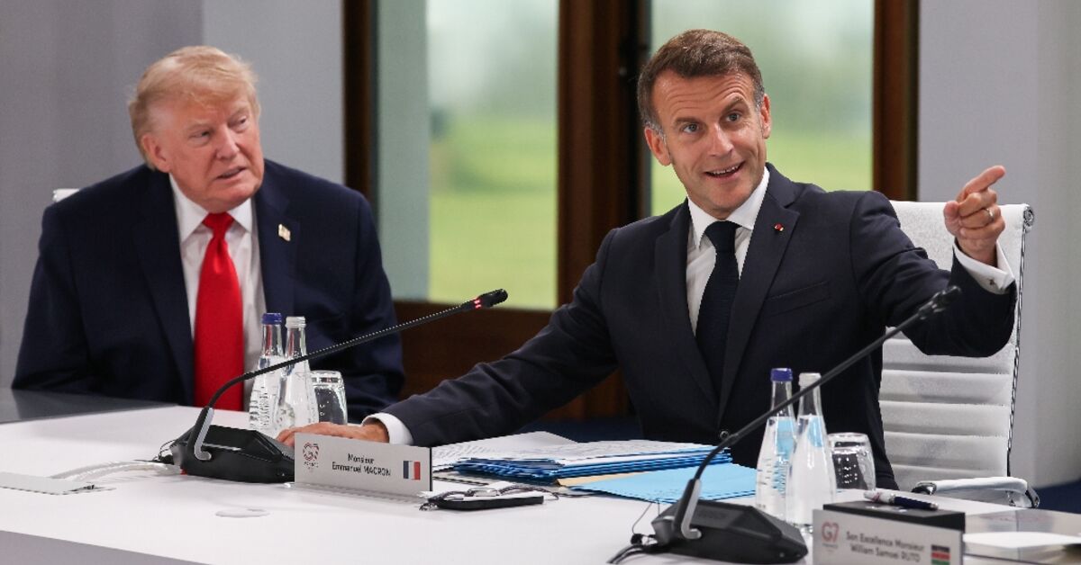 Macron Ends G7 Summit With AI Talks, Trump Dinner