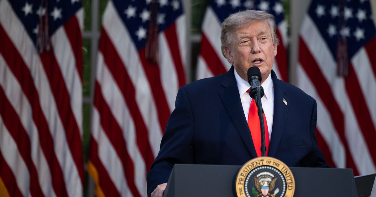 Trump calls Iran's drone attack on cargo ship 'violation' of ceasefire