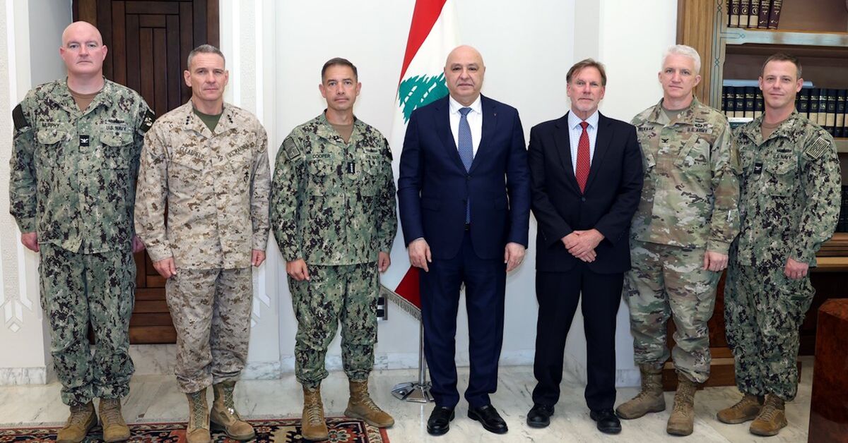 CENTCOM chief in Lebanon as Israel prepares partial withdrawal steps