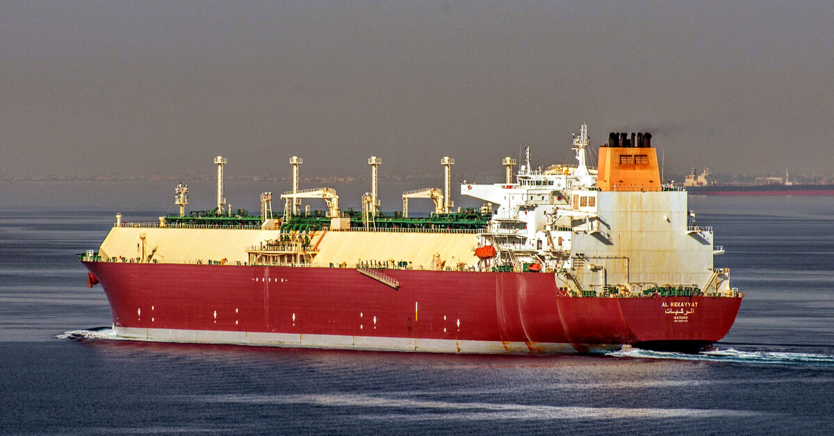 Damaged Qatari LNG tanker awaits salvage after strike near Hormuz