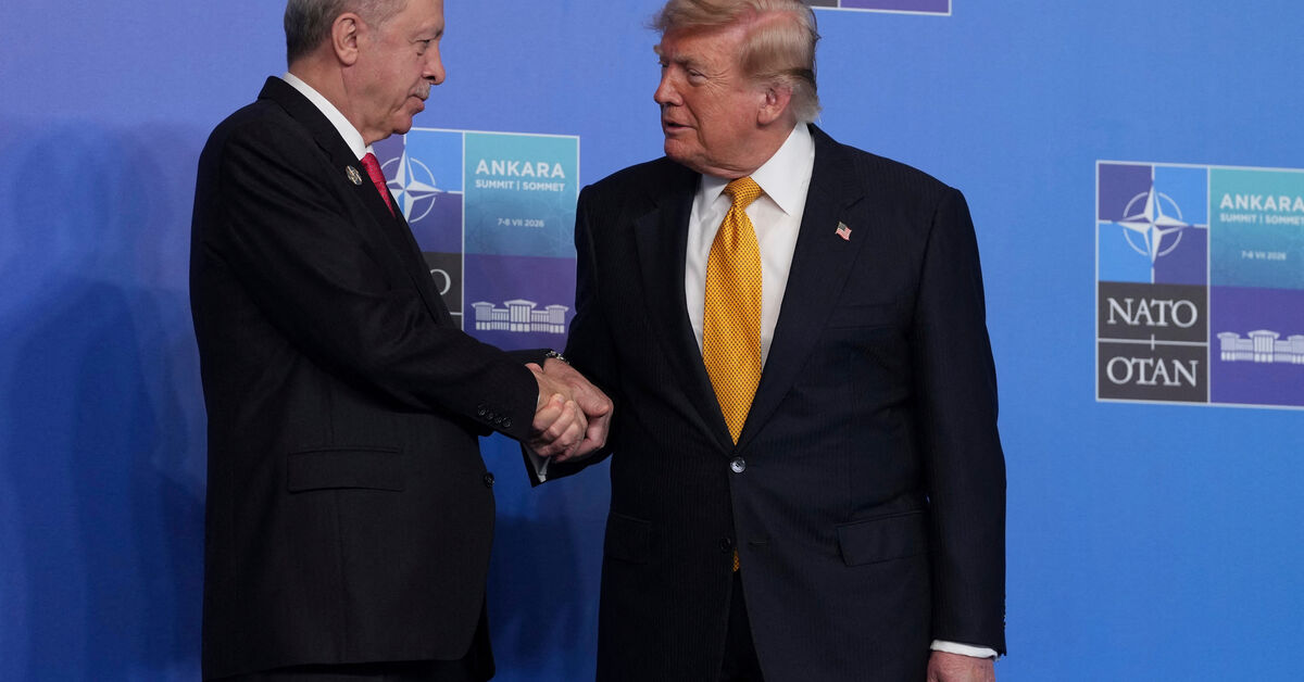 Erdogan urges NATO allies to lift defence industry restrictions at summit