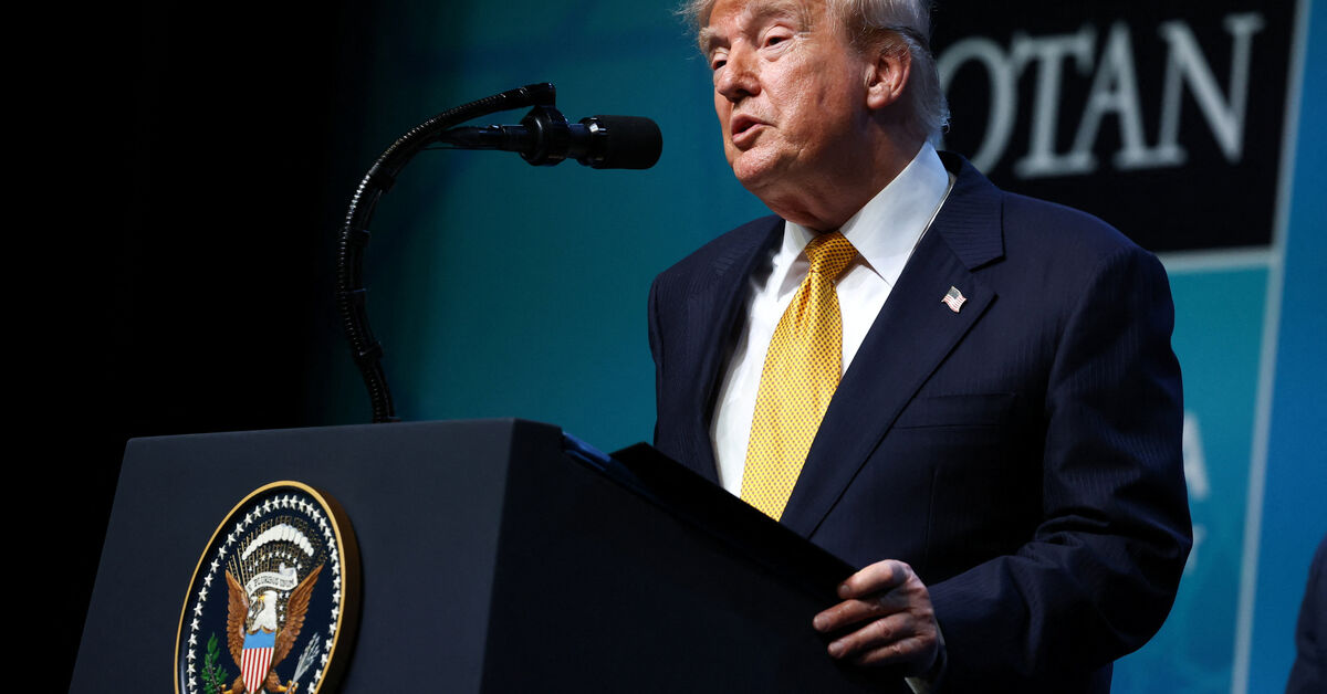 Trump cites 'tremendous unity' at NATO summit, progress on defense spending