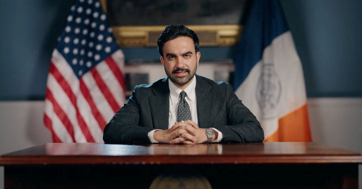 New York City Mayor Zohran Mamdani speaks about Israeli Prime Minister Benjamin Netanyahu at an unknown location, in this still image taken from handout video released July 21, 2026. NYC Mayor's Office via YouTube/Handout via REUTERS