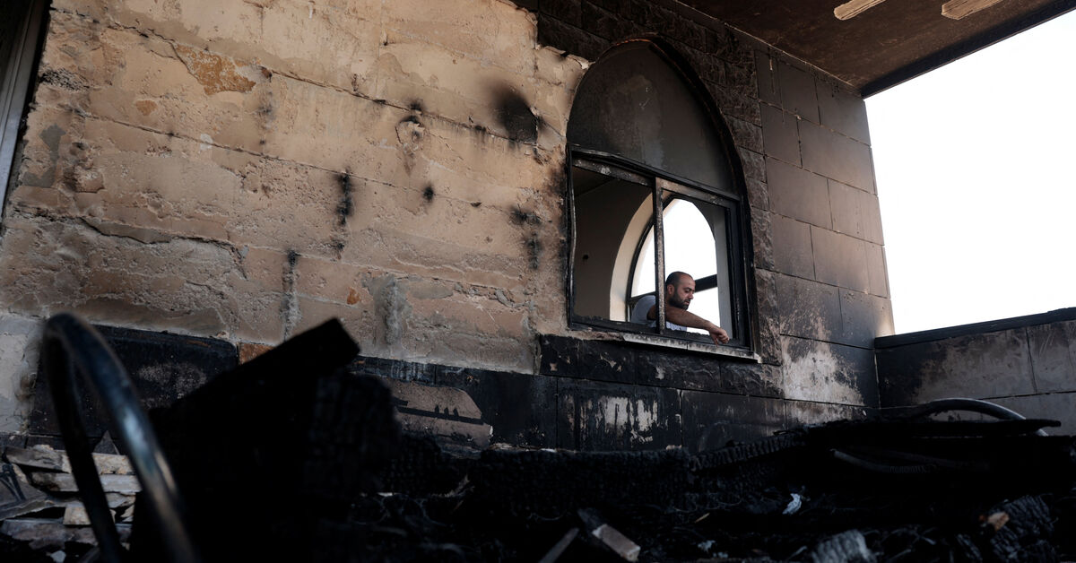 Israeli settlers set fire to West Bank mosques after deadly clash