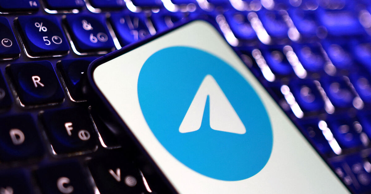 Telegram app logo is seen in this illustration taken June 19, 2026. REUTERS/Dado Ruvic/Illustration