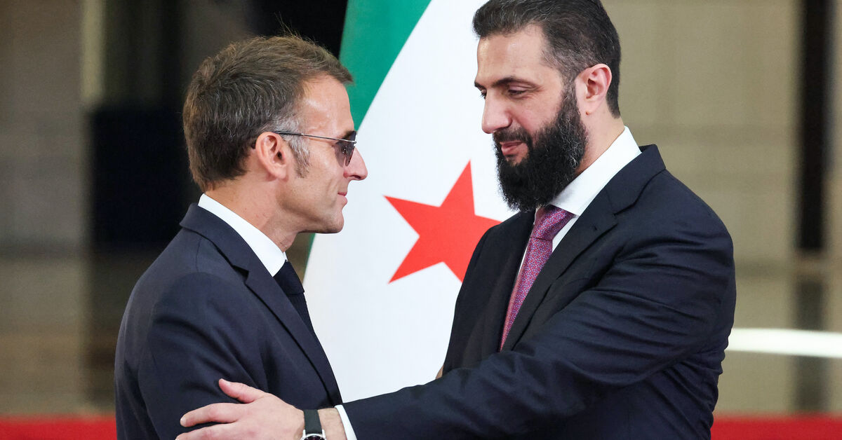French energy, shipping giants explore Syria deals during Macron visit