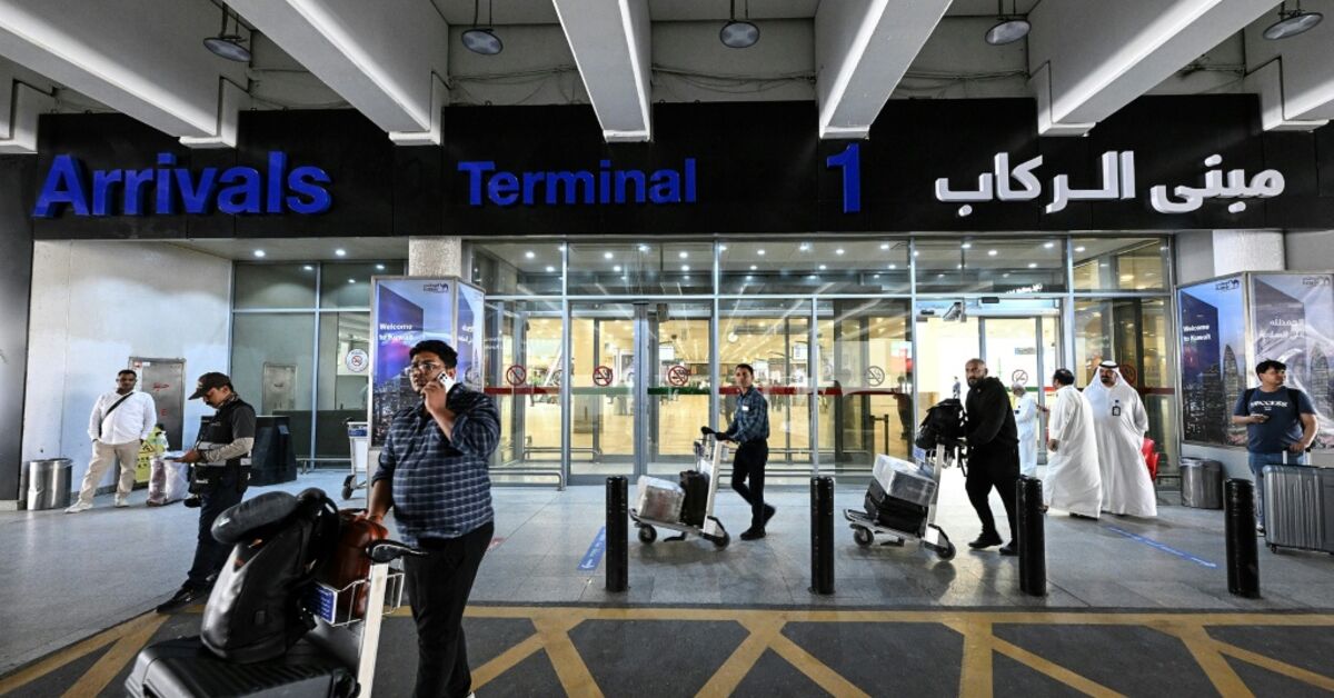 The US embassy messages urged citizens to check flight details and to follow safety advice from local authorities
