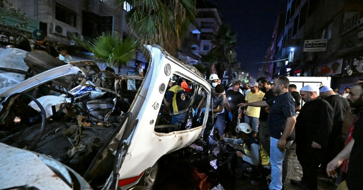 An AFP photographer saw several ambulances heading to the blast site
