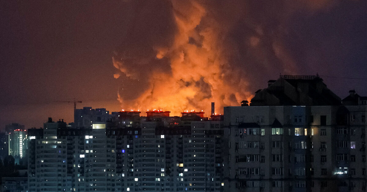 Russian strikes in Kyiv region kill 14, damage warehouses, responders say