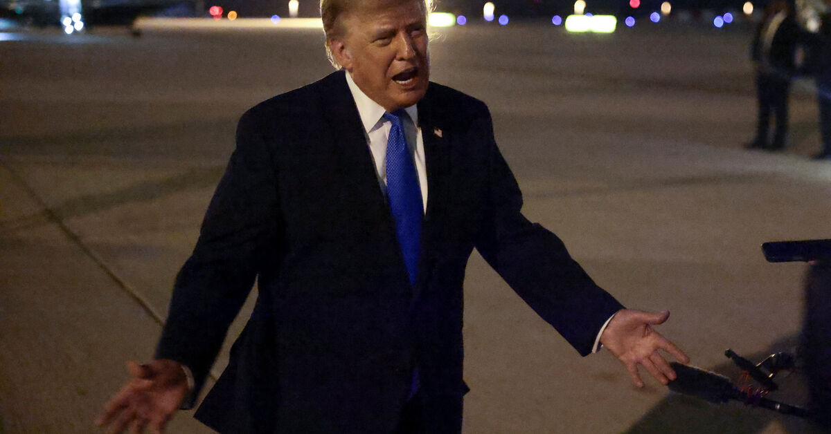 Trump reiterates his positive portrayal of Iran talks
