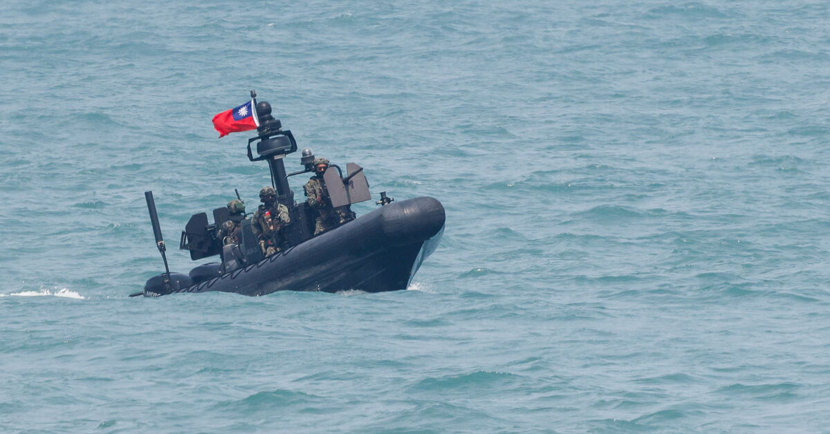 Taiwan holds naval drill during war games as China steps up maritime pressure