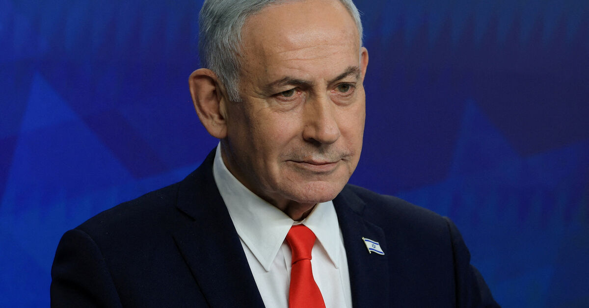 FILE PHOTO: Israeli Prime Minister Benjamin Netanyahu holds a news conference, following a U.S.-Iran deal, in Jerusalem, June 15, 2026. REUTERS/Ronen Zvulun/Pool/File Photo
