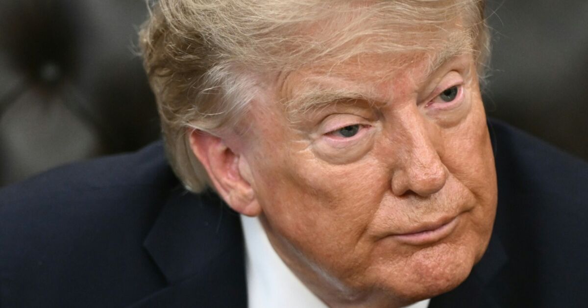 US President Donald Trump in the Oval Office of the White House in Washington, DC, on August 31, 2026