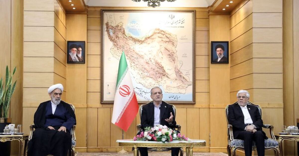 Trump says talks with Iran continue and he thinks settlement will be reached