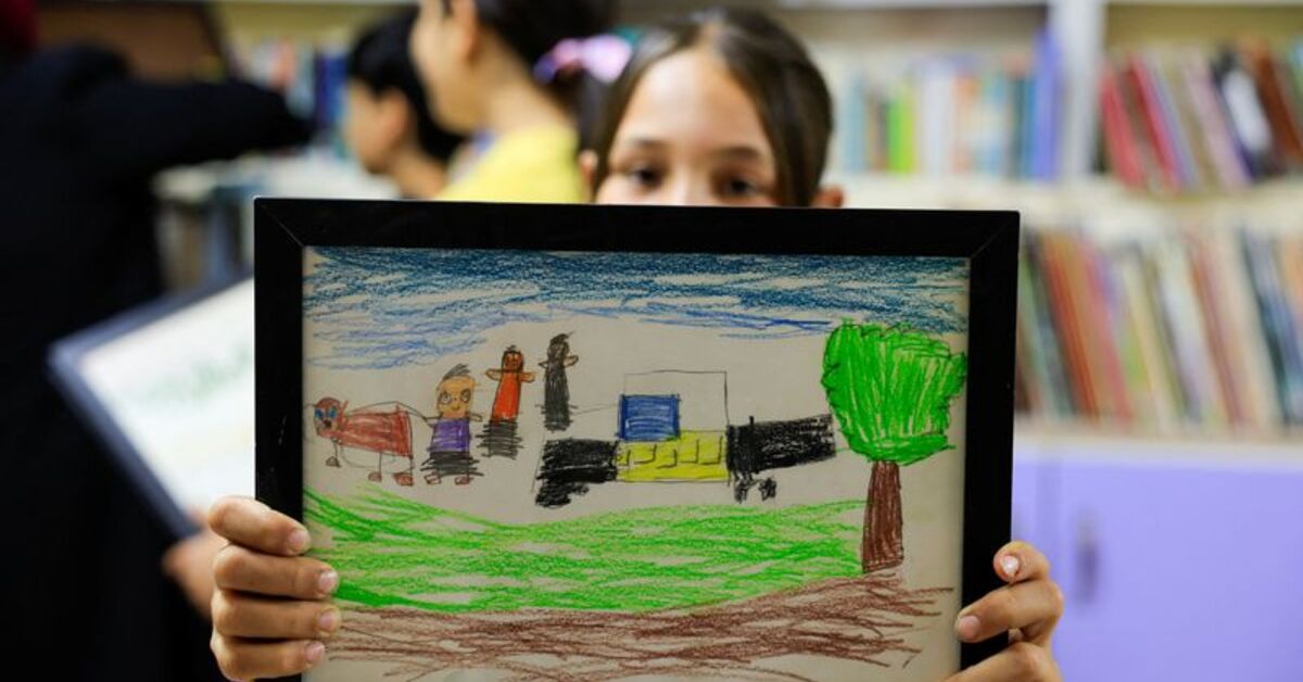 Palestinian art centre gives West Bank children space to paint beyond checkpoints