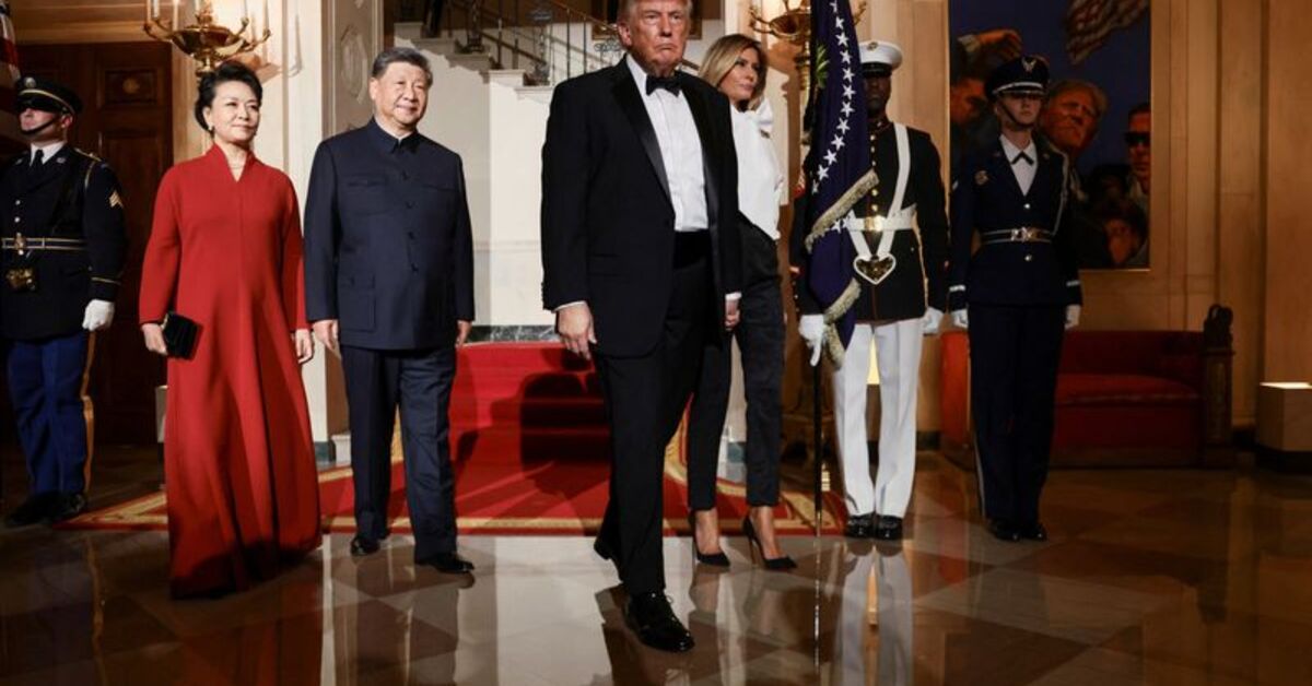 Photograph accompanying Trump and Xi end three days of talks with Bessent's opening-day terms as the only specifics