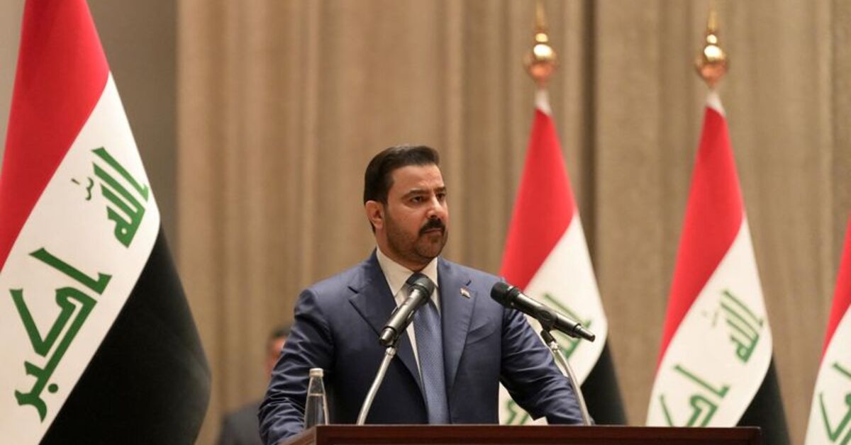 Iraqi Prime Minister Ali al-Zaidi attends a parliamentary session to approve the remaining members of his cabinet, in Baghdad