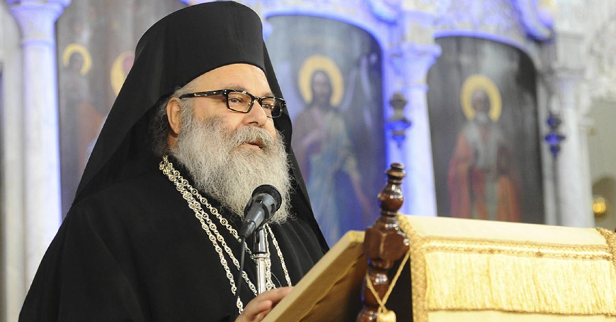 Патриарх иоанн антиохийский в облачениях. Кафедральный собор антиохийской церкви. Сиро-яковитская православная церковь. Патриарх востока. Патриарх антиохийский иоанн.