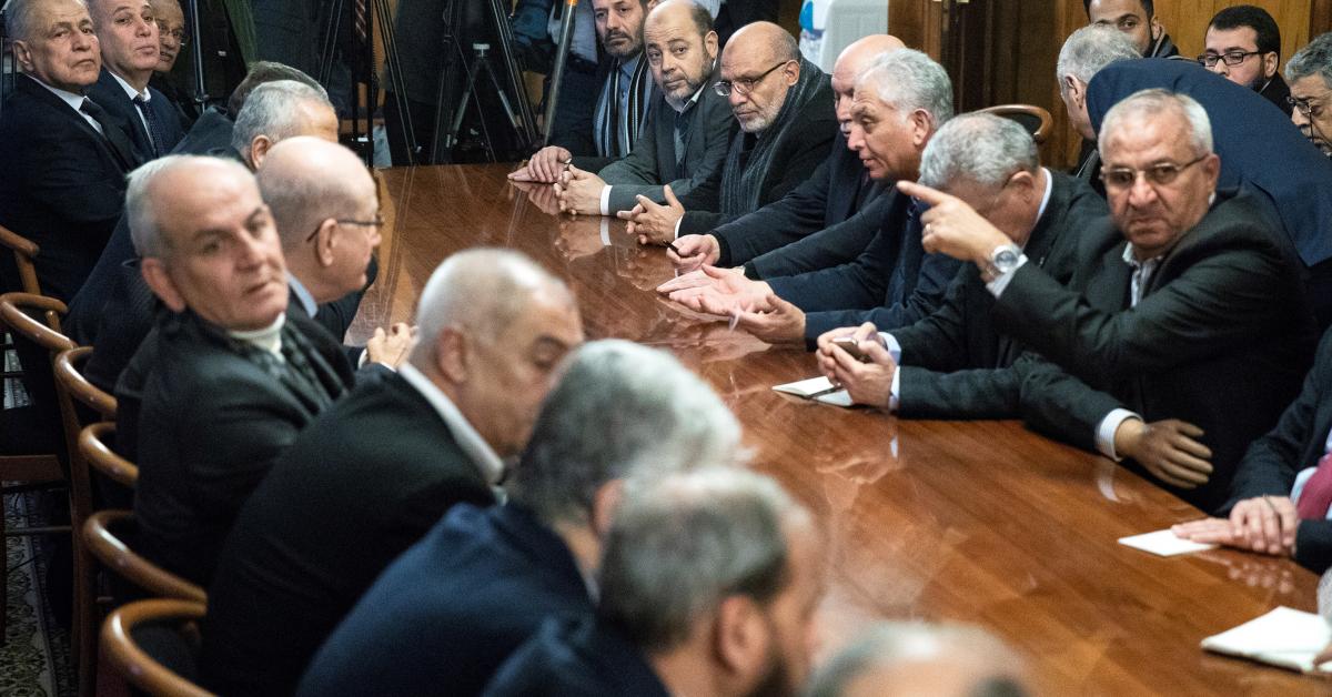 Hamas, Fatah push ahead on reconciliation to counter US peace plan AL