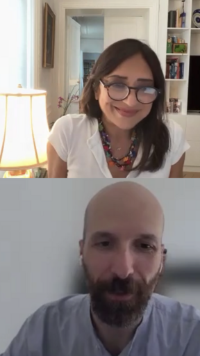 Amberin Zaman and Selim Koro 